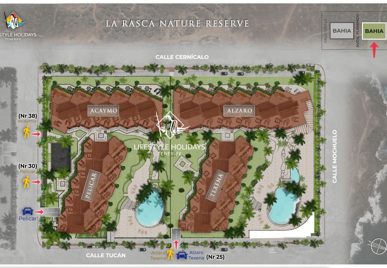 Plattegrond van complex