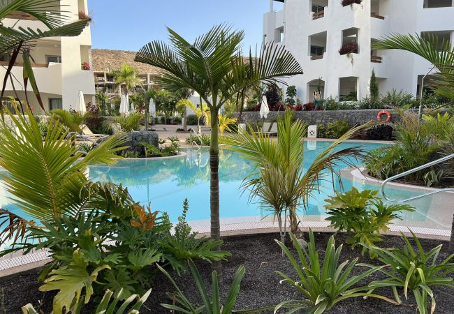 Zwembad van het complex Jardines de los Menceyes