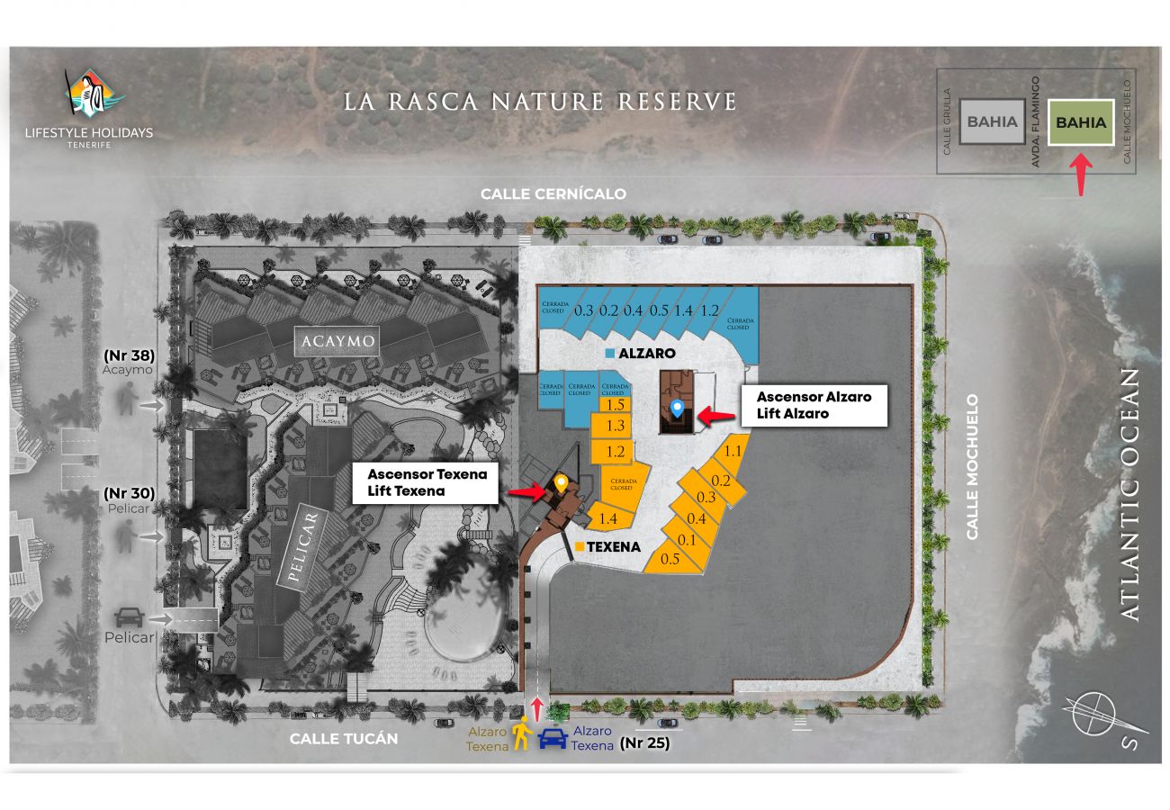 Map of garage