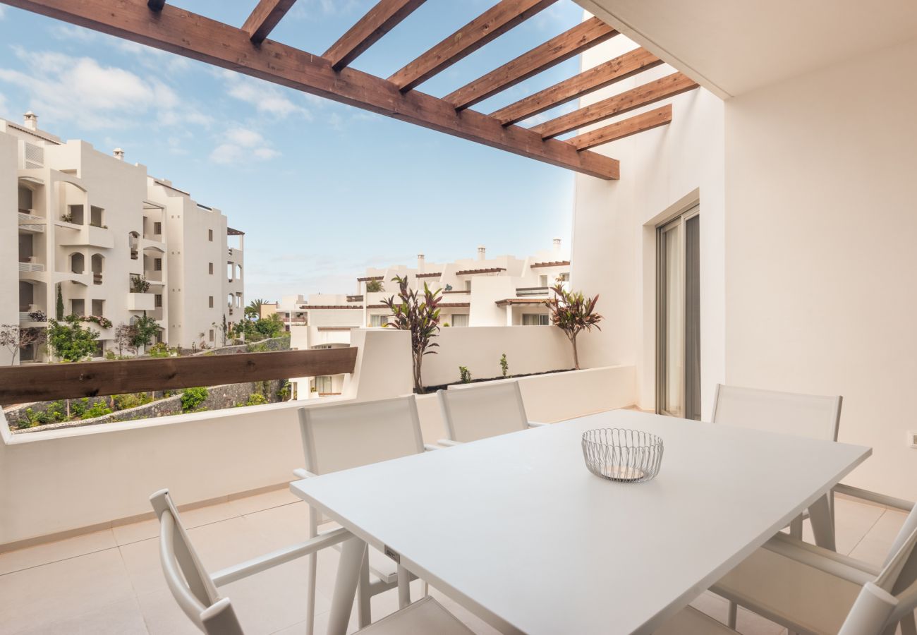 Large terrace dining table 