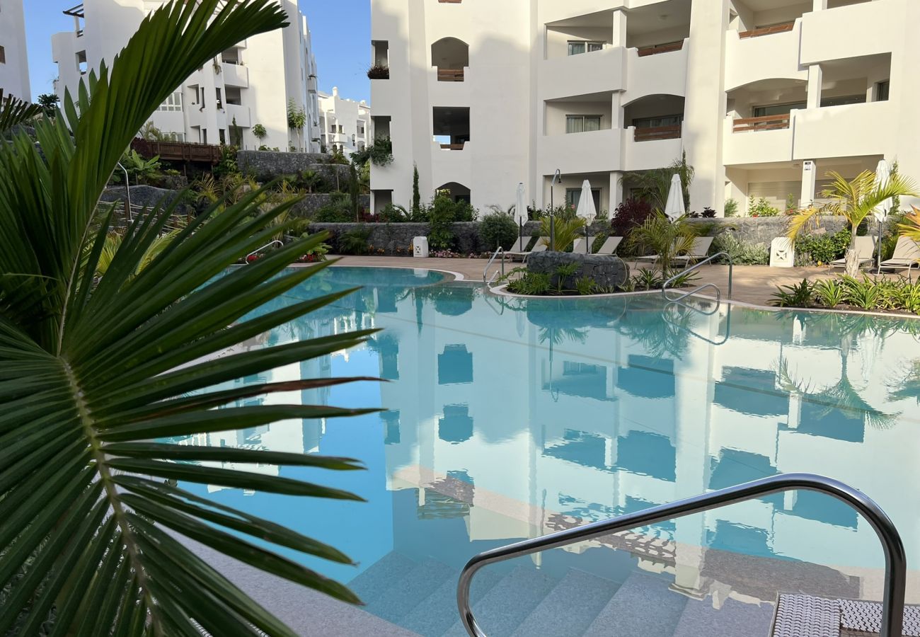 Climate controlled swimming pool sunbathing area