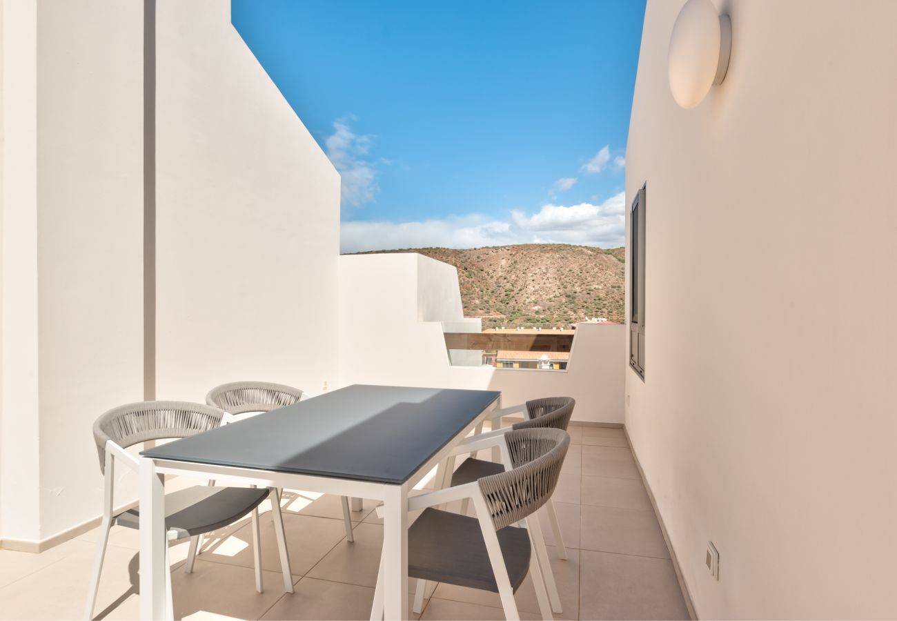 Table à manger terrasse du toit